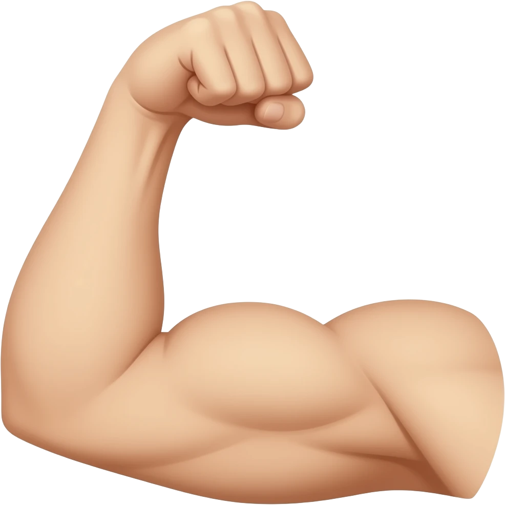 strong arm emoji