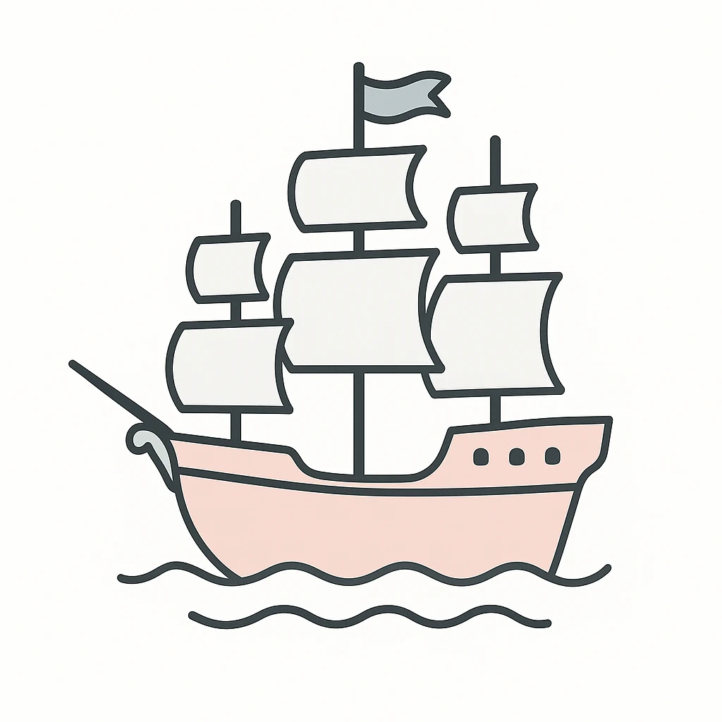 pirate ship emoji
