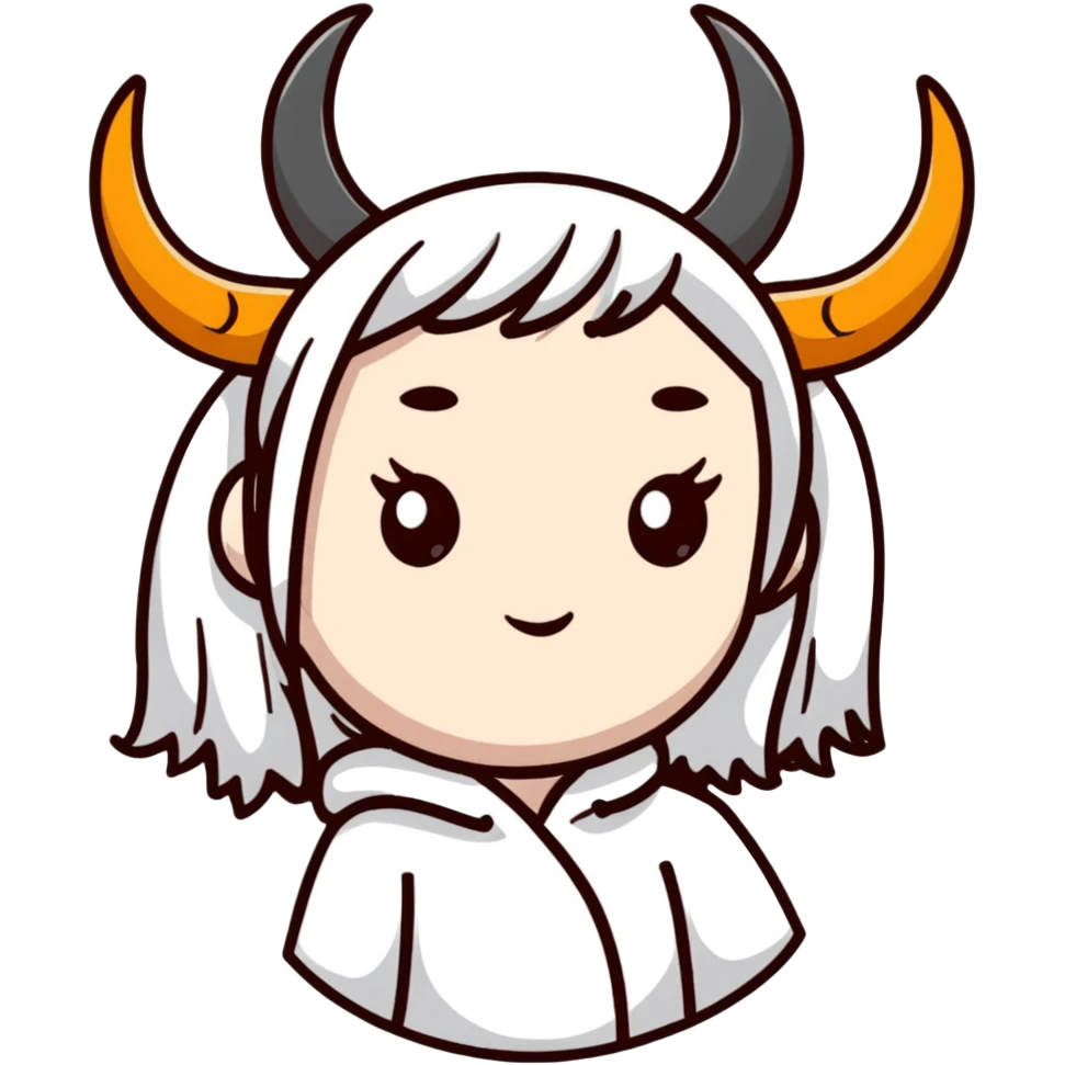 girl with small horns emoji