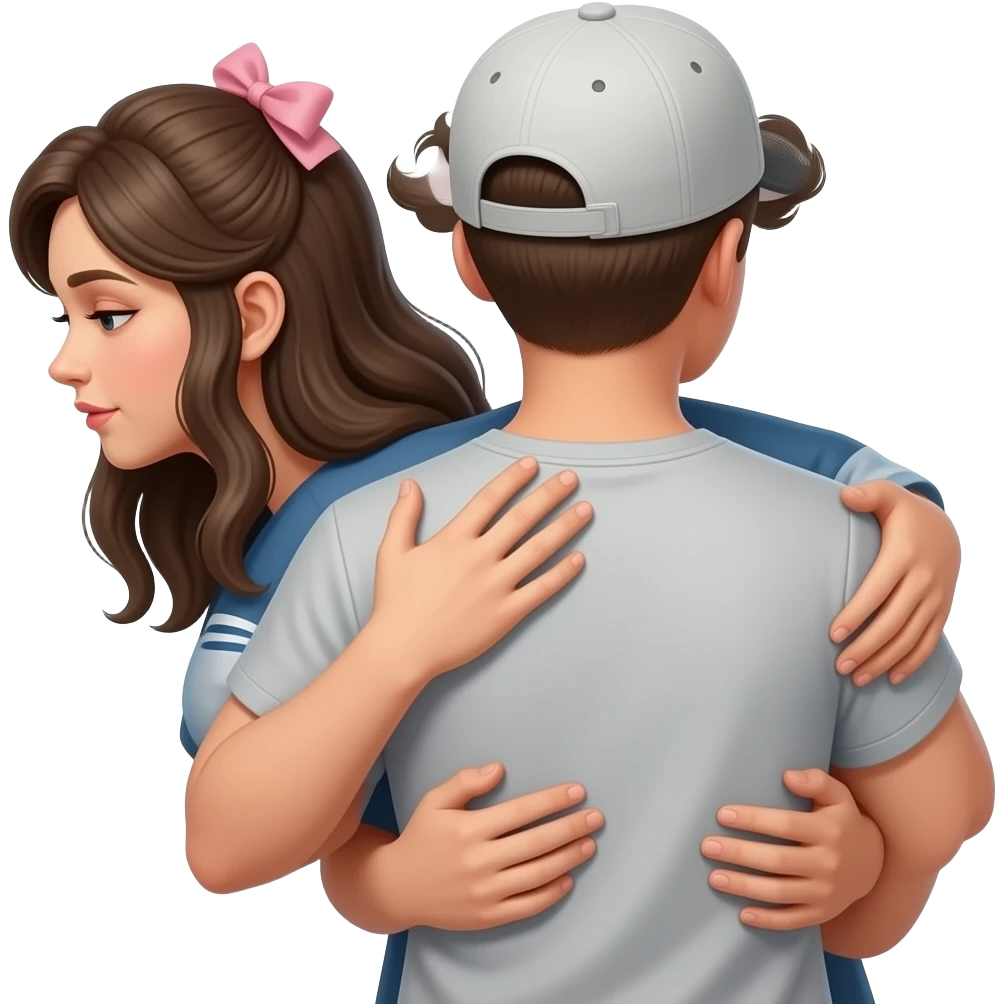 A girl bent over getting from the back emoji