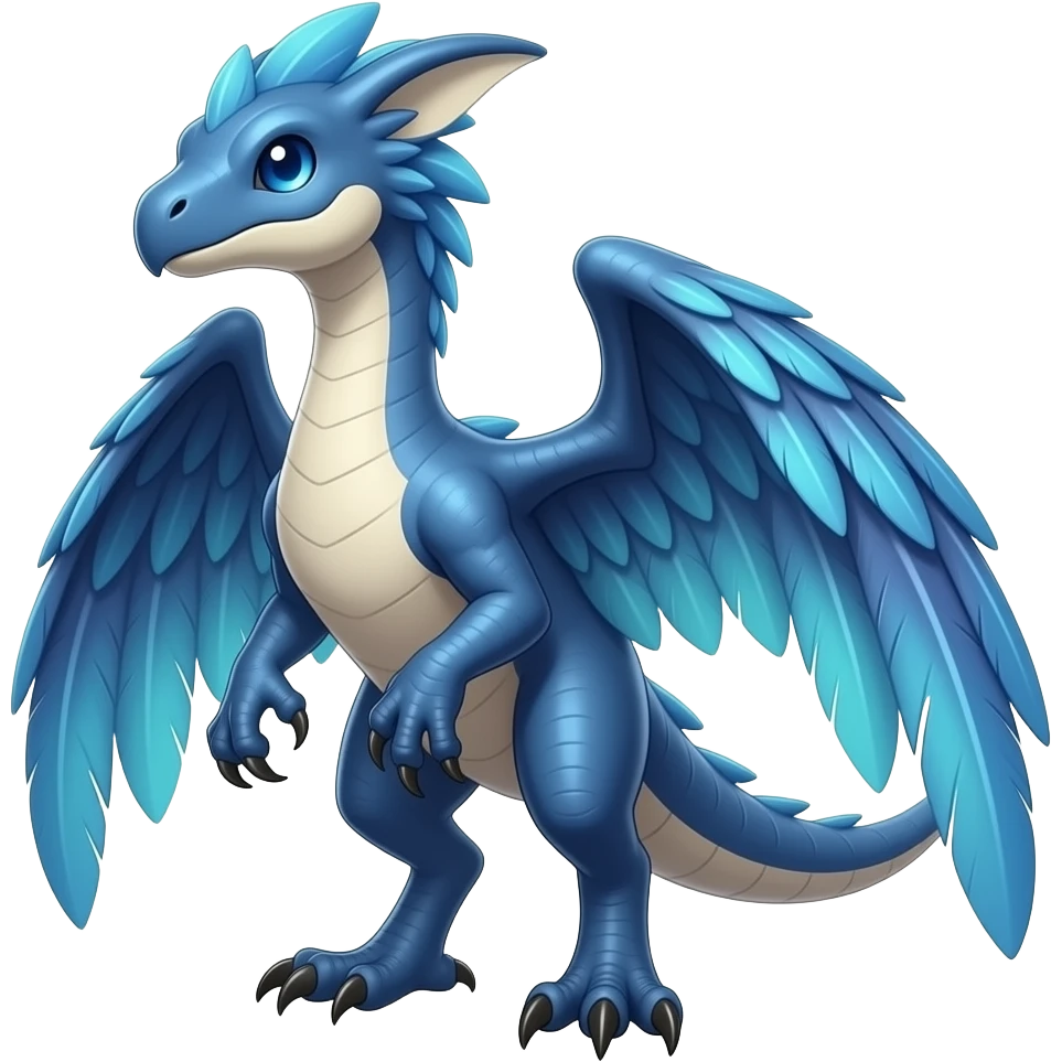 blue raptor fakemon emoji