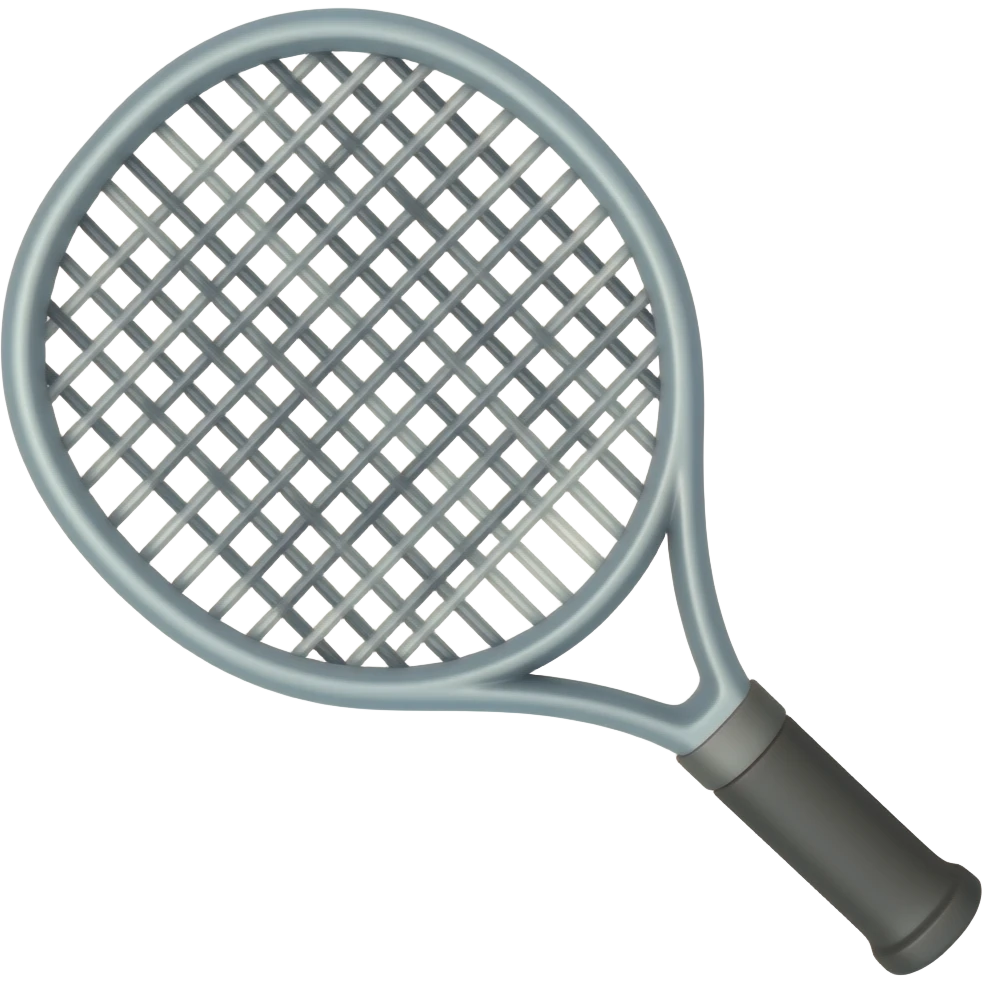 Just a padel racket, NOT A TENNIS RACKET emoji