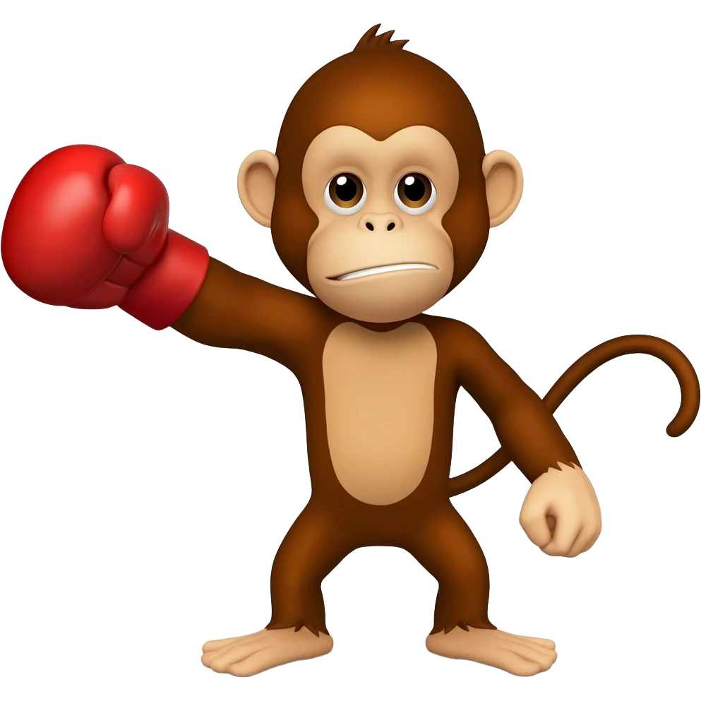 make a monkey named punch while getting puched emoji