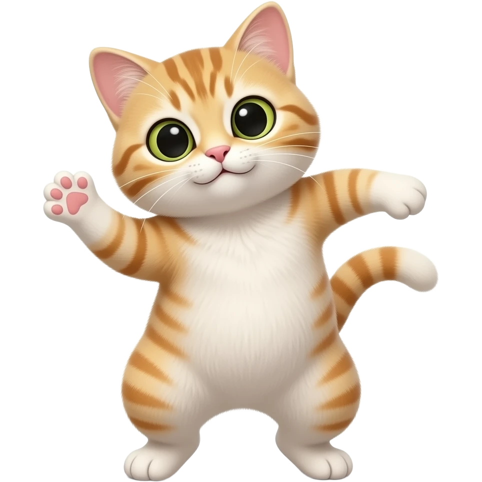 Un chat qui dance emoji