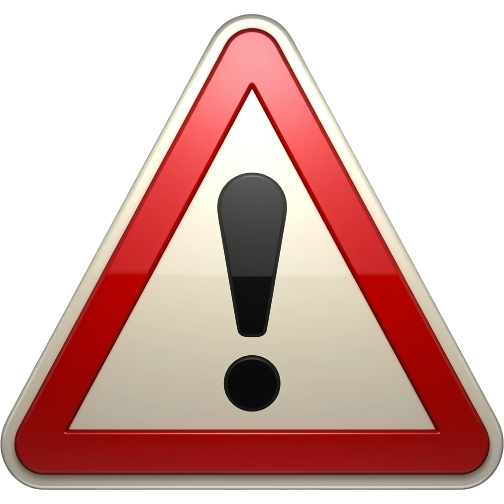 Alert sign emoji