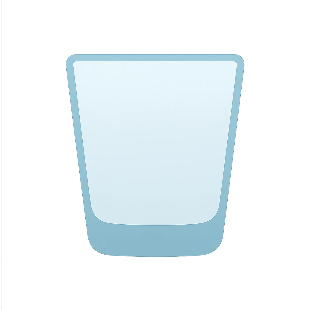 empty glass emoji