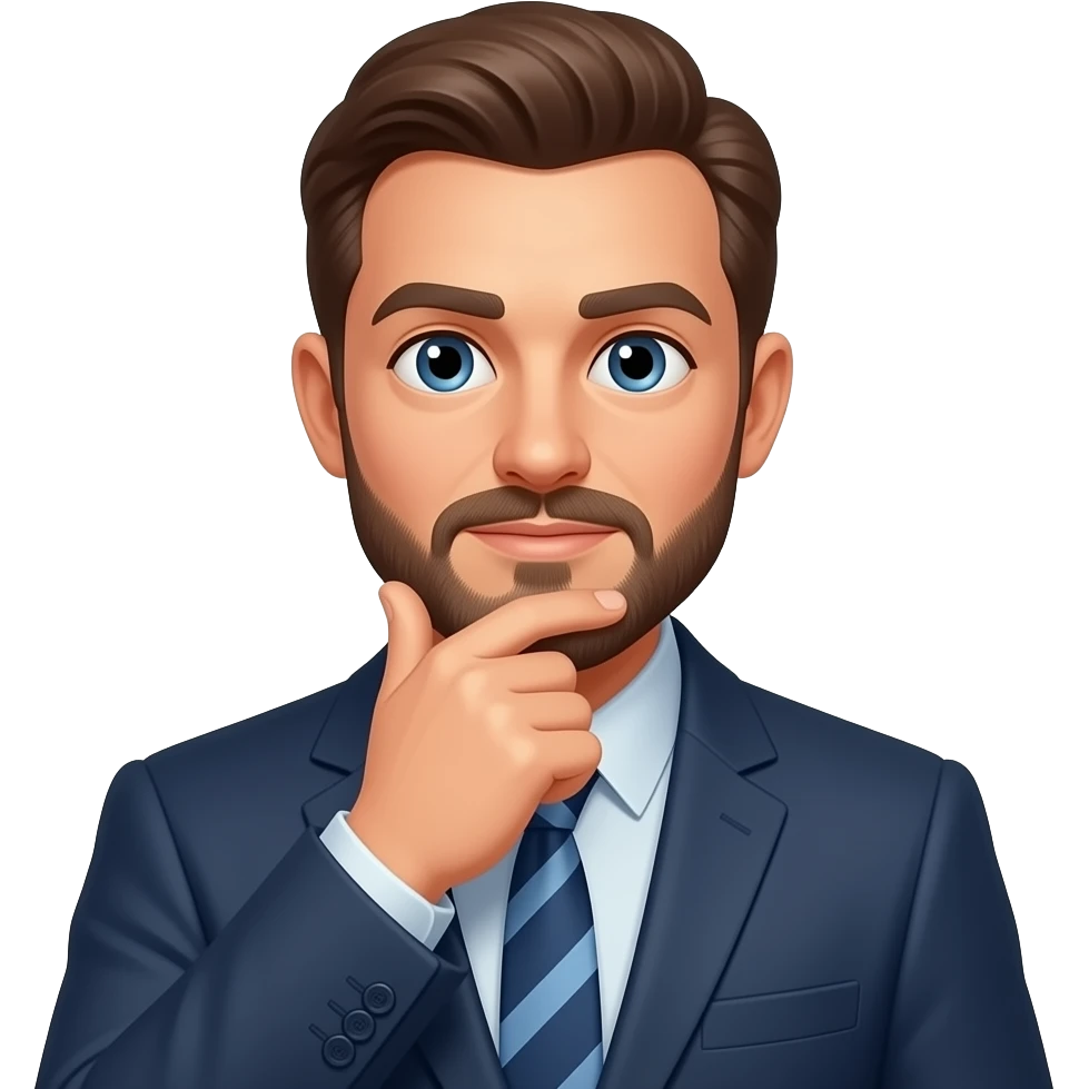 Emojie gamberge mais non un bonhomme qui réfléchie en mode gamberge emoji