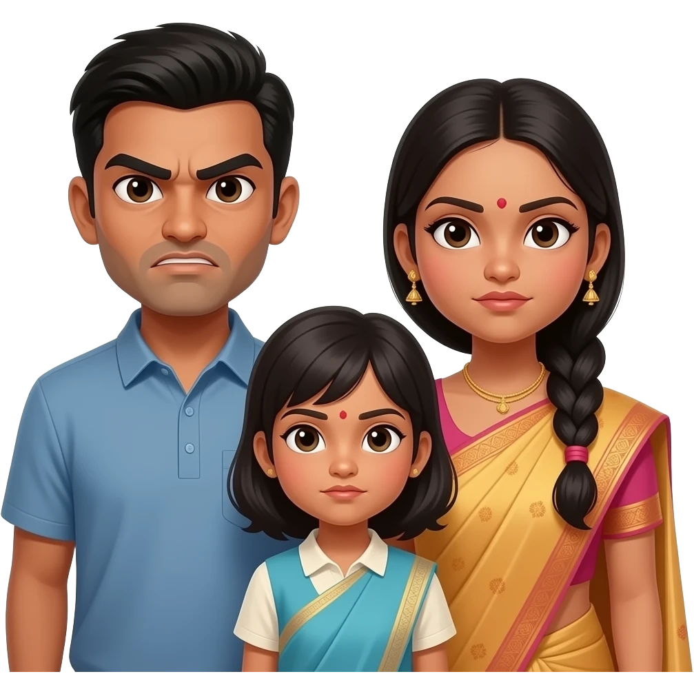angry indian family emoji