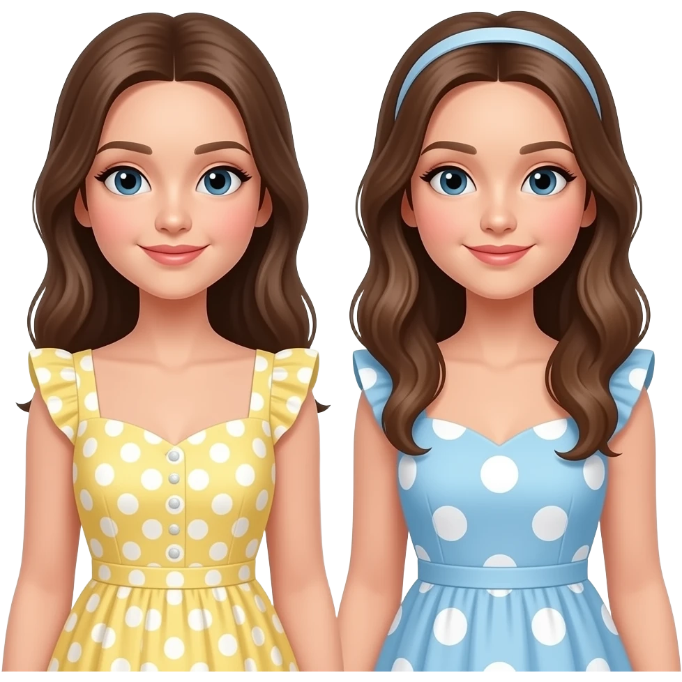 Sunday brunch dress with girls emoji