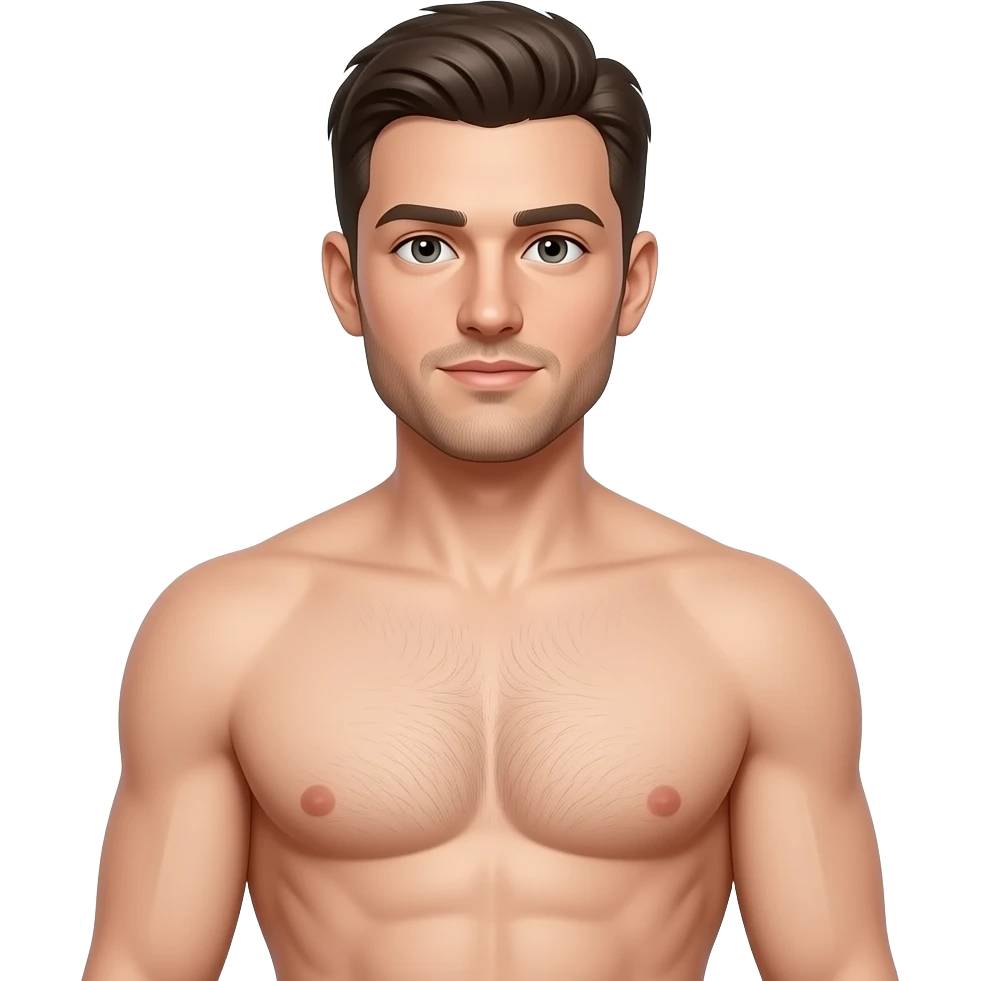 Male nude full body emoji