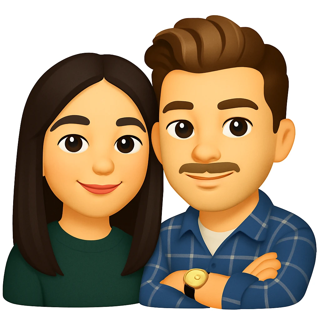 This is my boyfriend and I, make us into an emoji  emoji