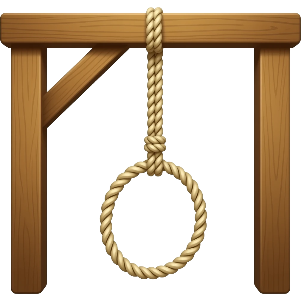 Hang man emoji