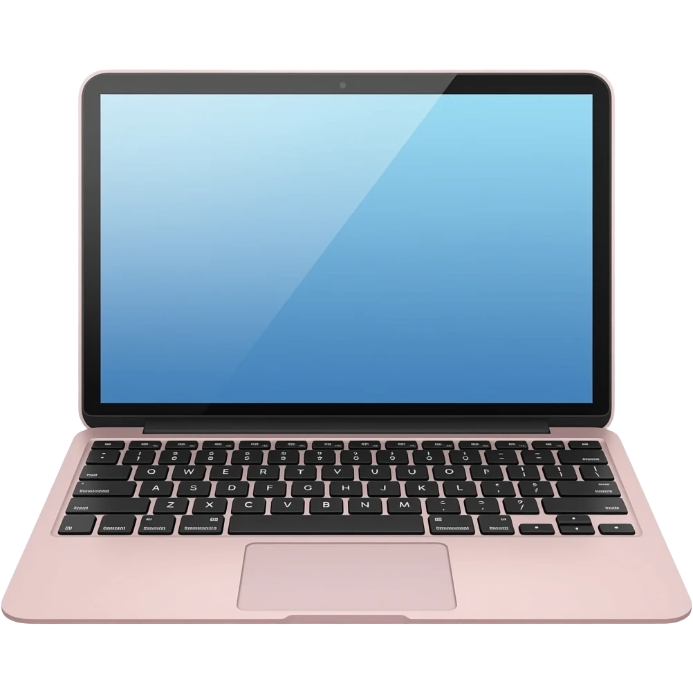 Pink MacBook emoji