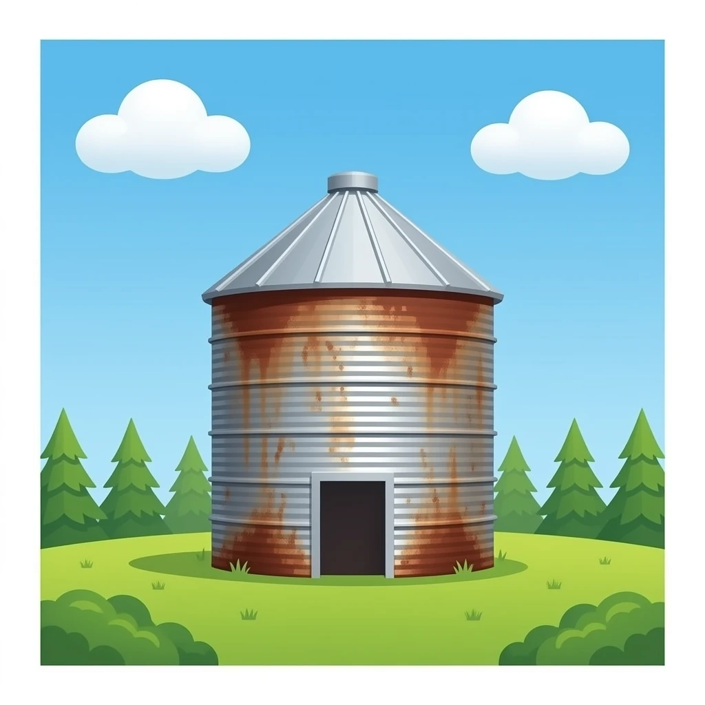 Grain silo emoji