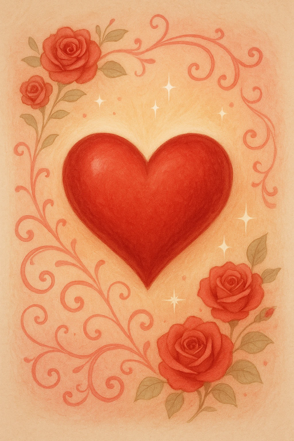 love object, romantic, symbolizing love, with a heart motif emoji