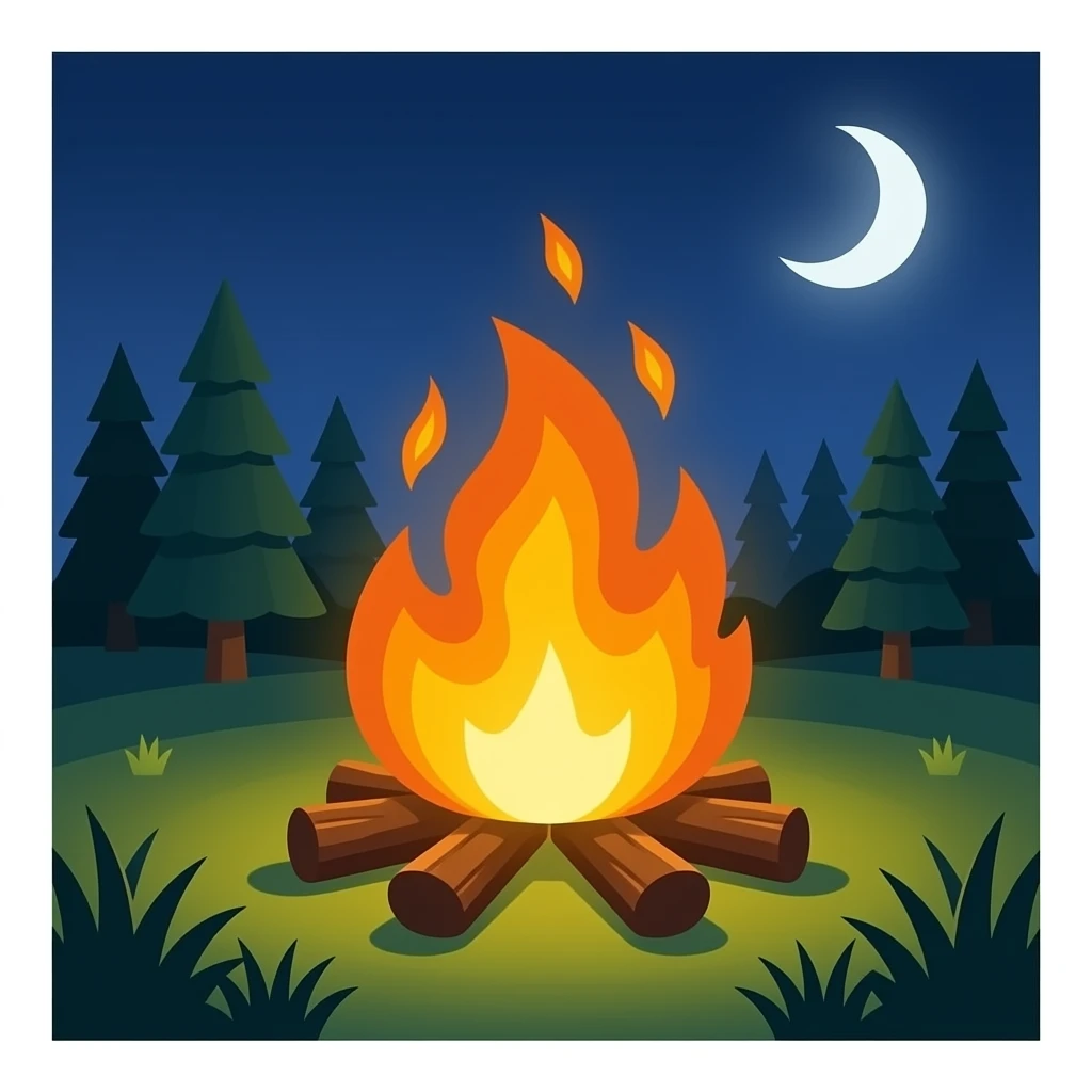 bonfire emoji