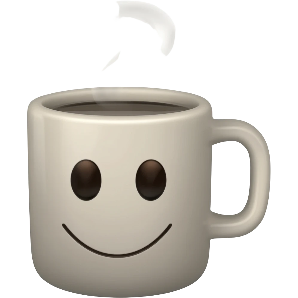 Coffee with emoji emoji
