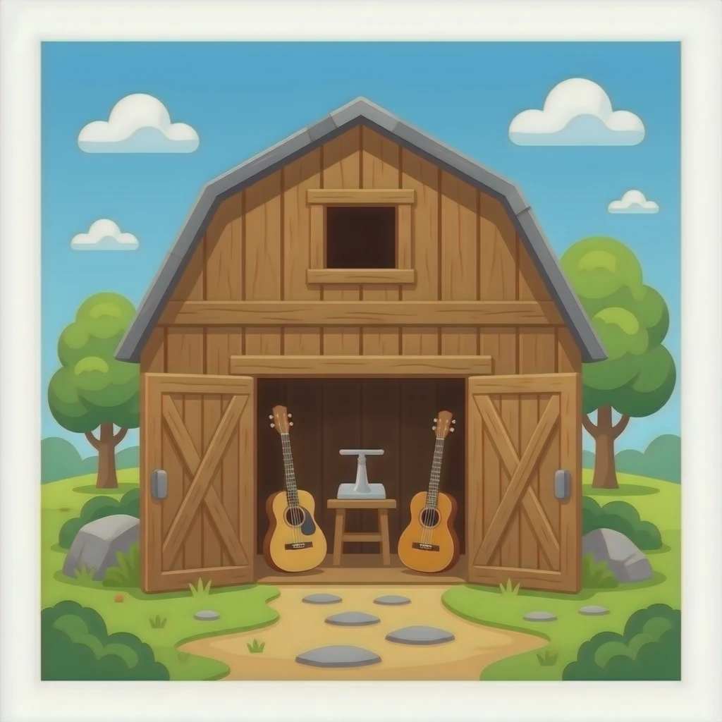Instrument barn emoji