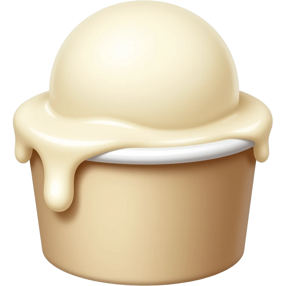 vanilla icecream emoji