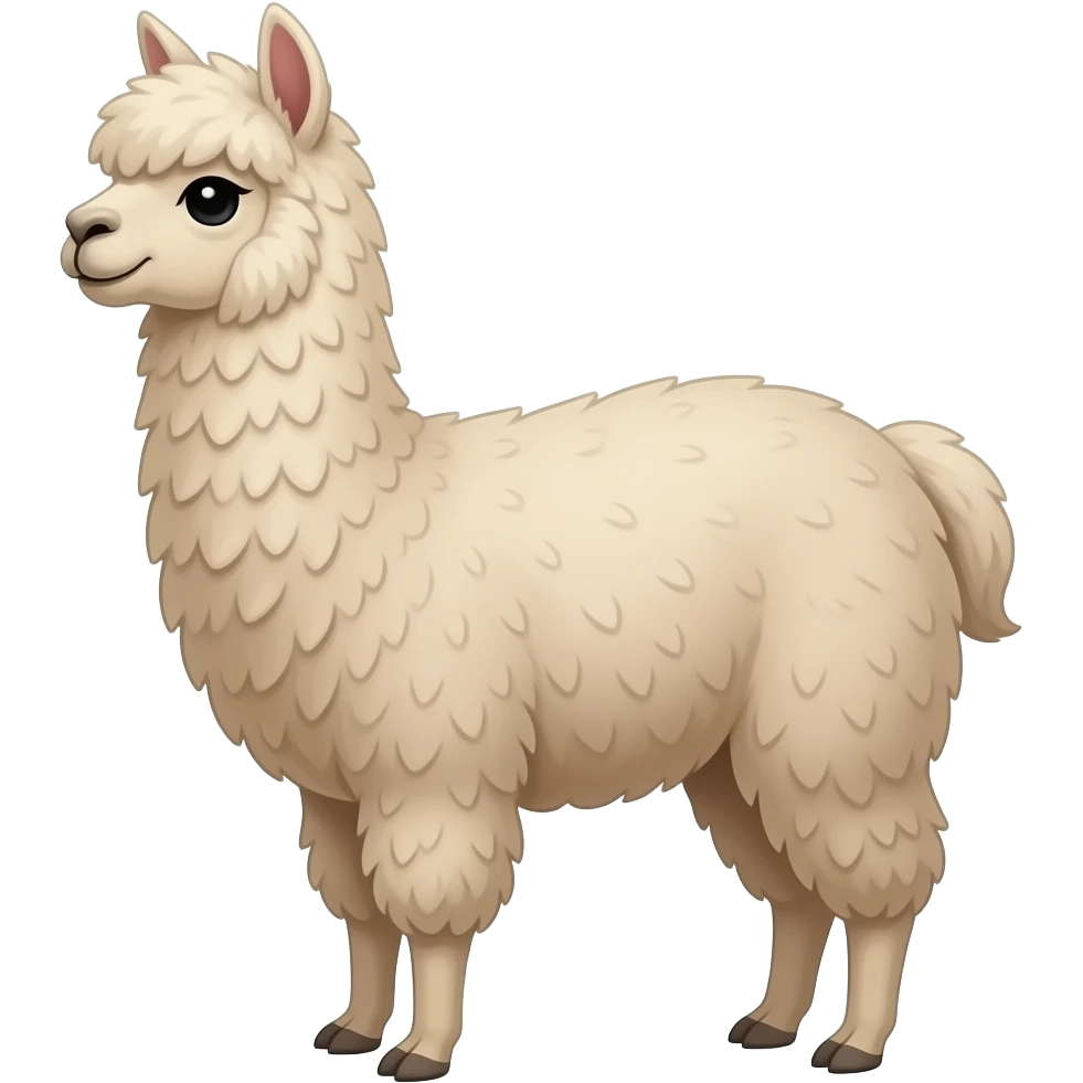 зроби альпаку в Makoto Shinkai стилі emoji