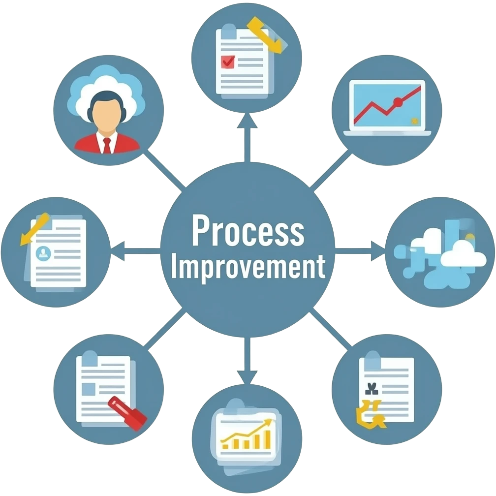 bedrijfsproces verbetering emoji