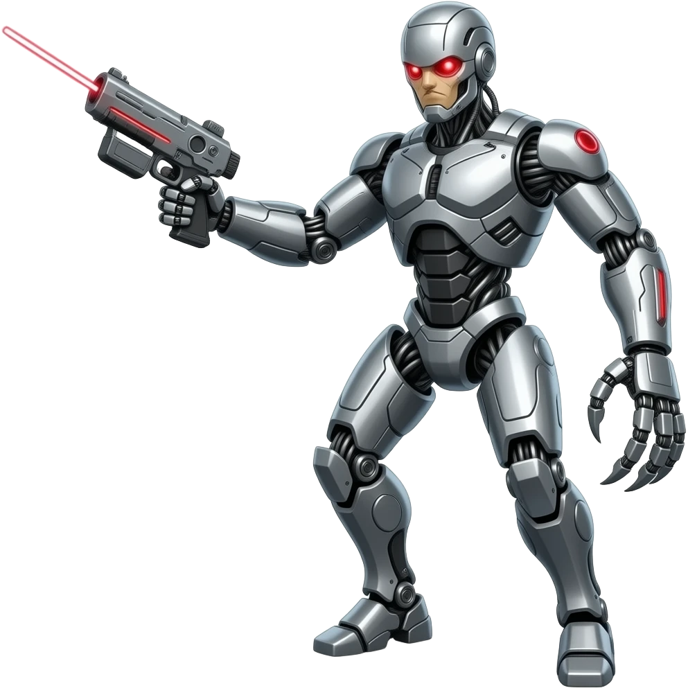 Scifi Bipedal  hunter robot emoji