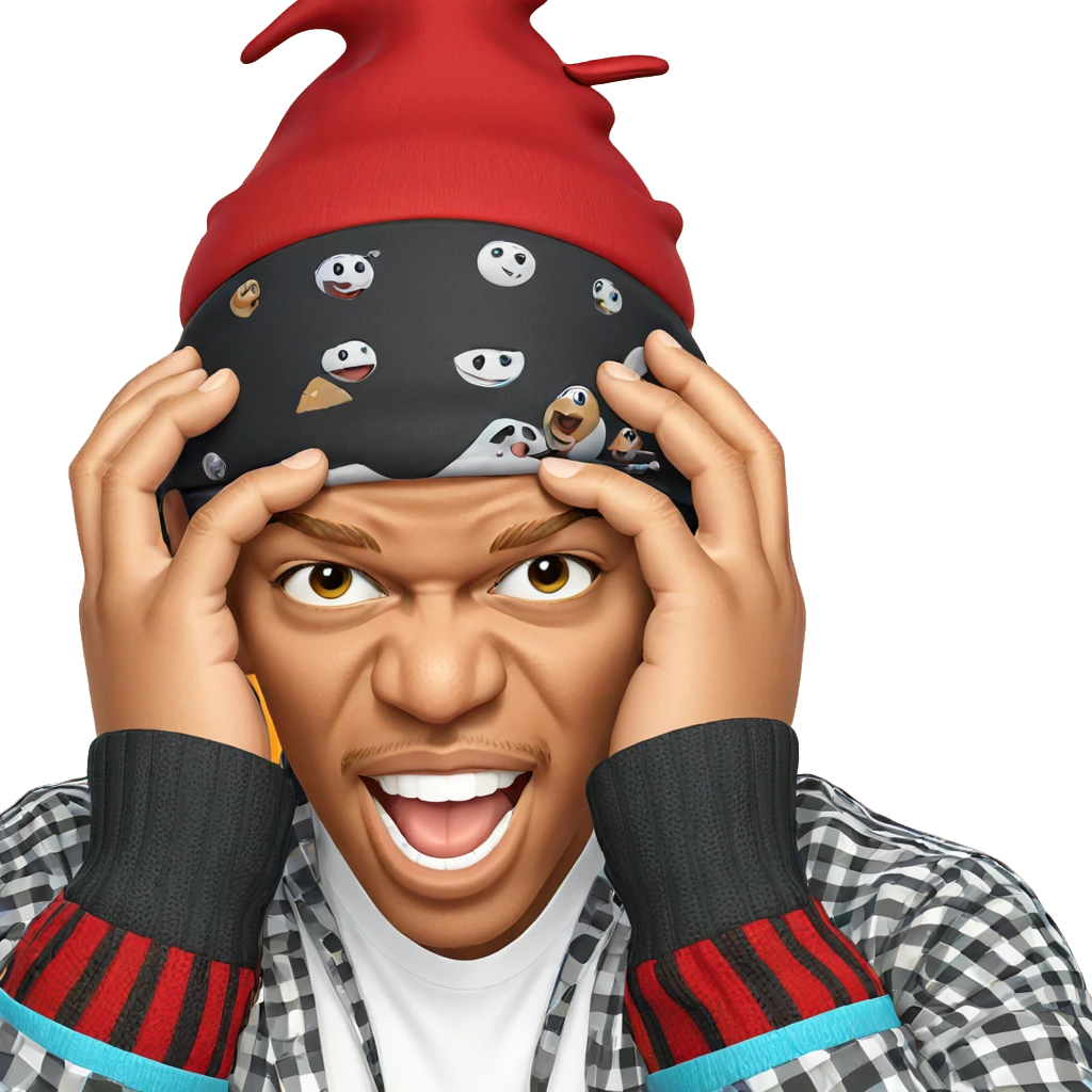 smiling boy in hat emoji