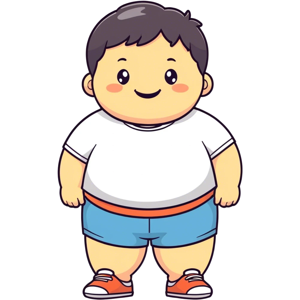 Fat kid  emoji