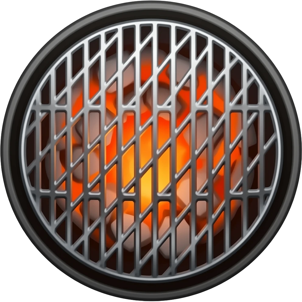 sizzling grill emoji
