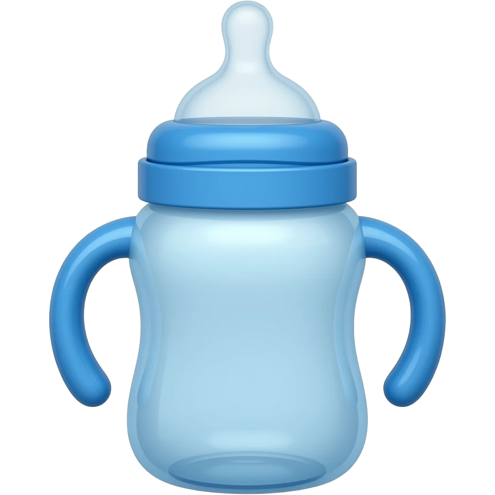 blue baby empty bottle emoji