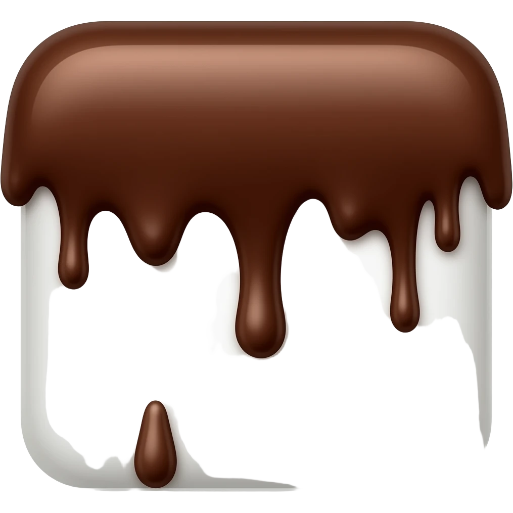 liquid chocolate emoji