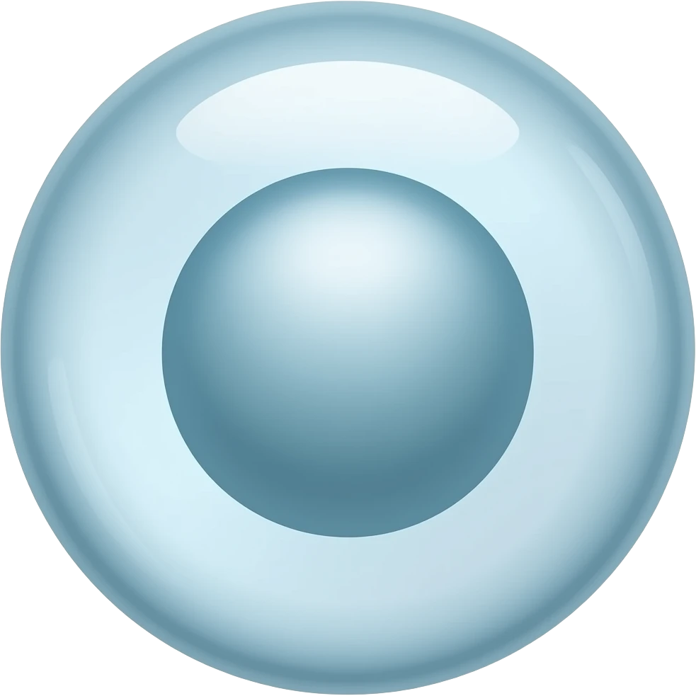 Celula gelatinosa arredondada  com nucleo grande arredondado no centro emoji