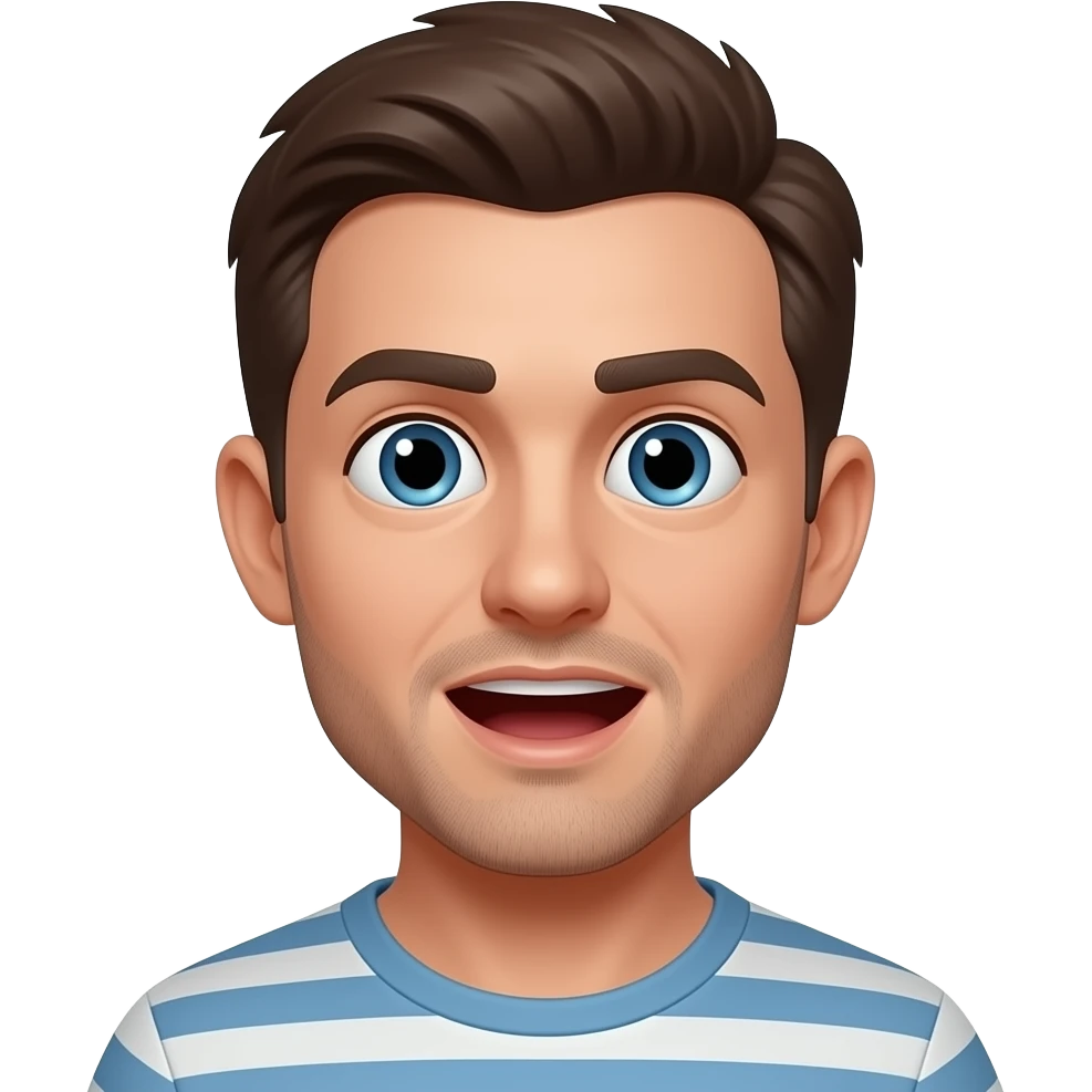 мужчина удивлен emoji