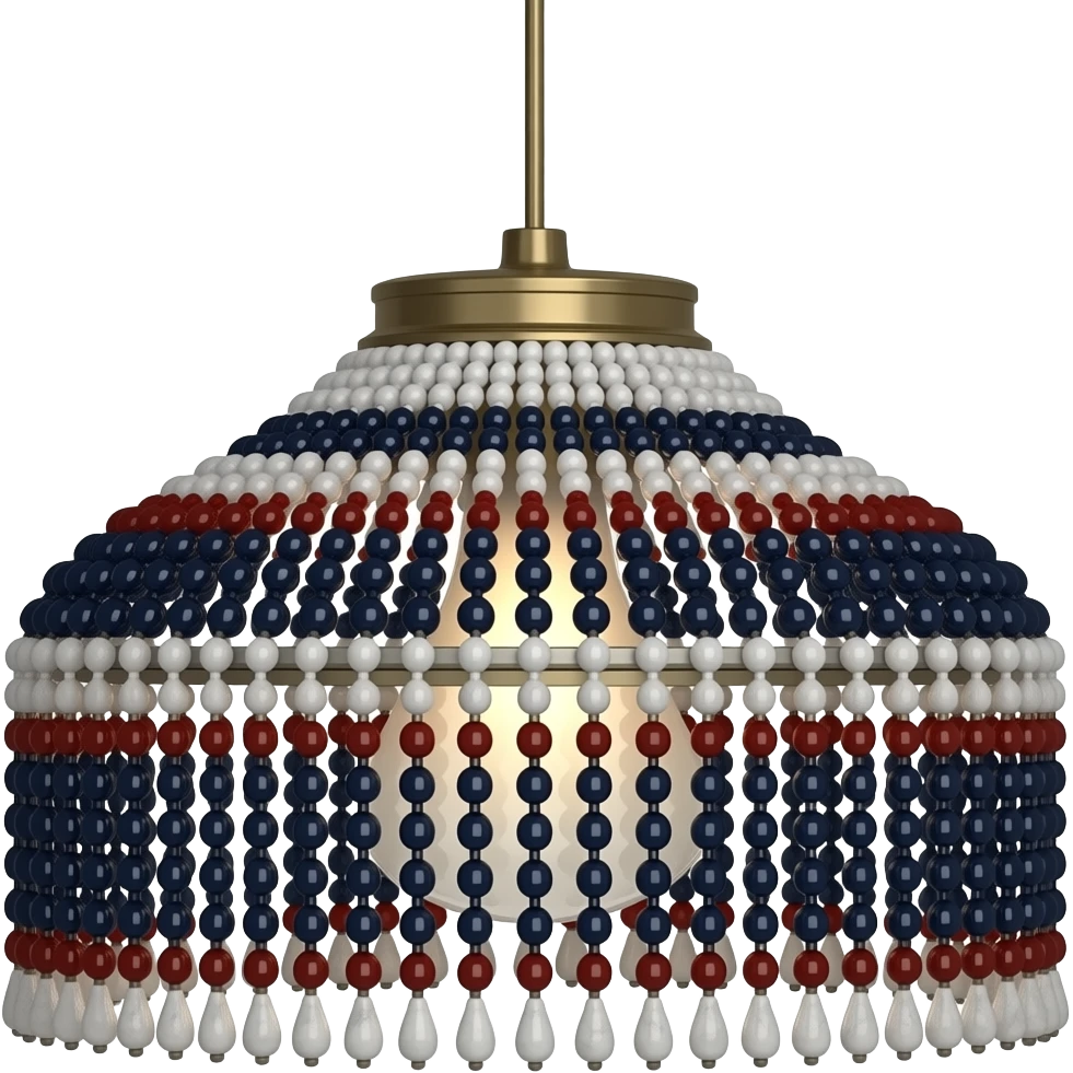 Hanging fluorescent navy crimson onyx black chalk marble white beady lamp emoji