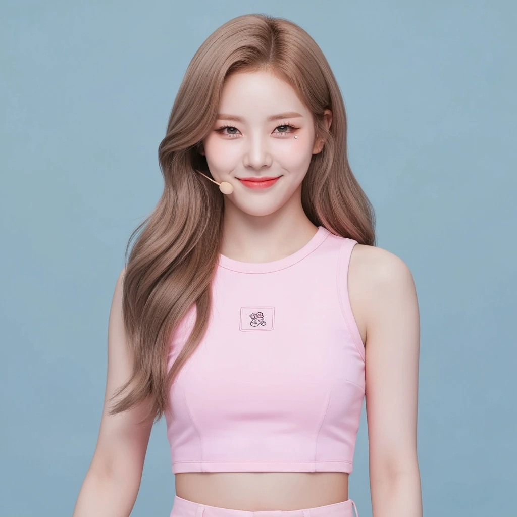 kpop crop top, cute, expressive, minimal emoji
