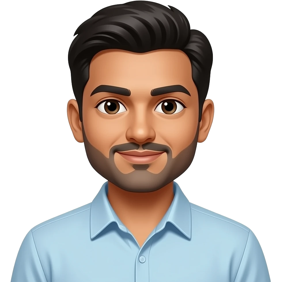 The Indian man emoji