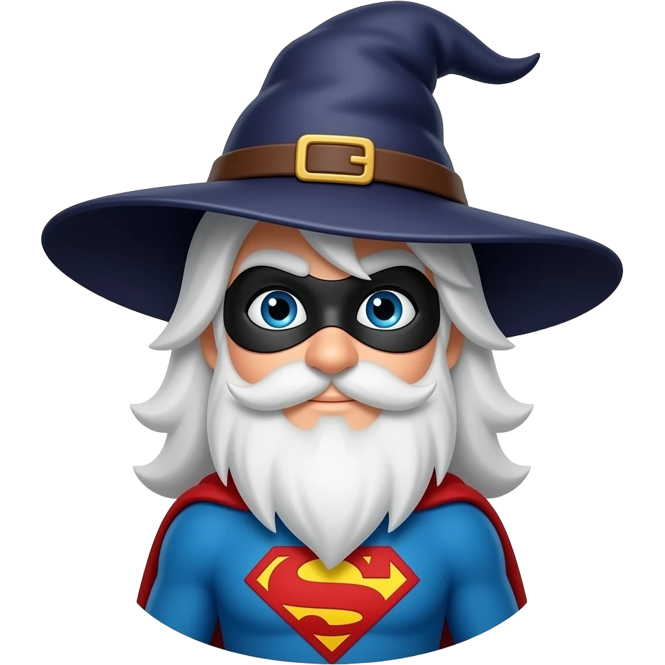 Superhero wizard emoji