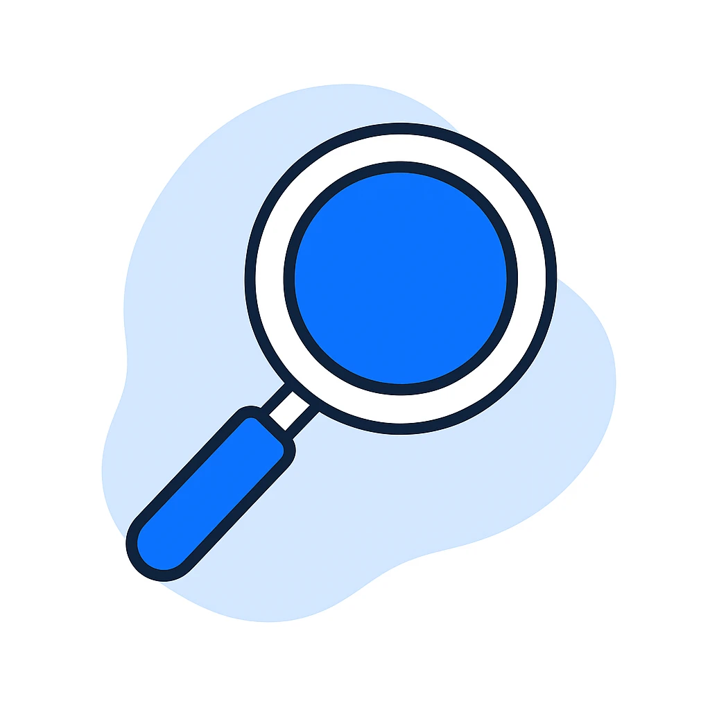 magnifying glass emoji