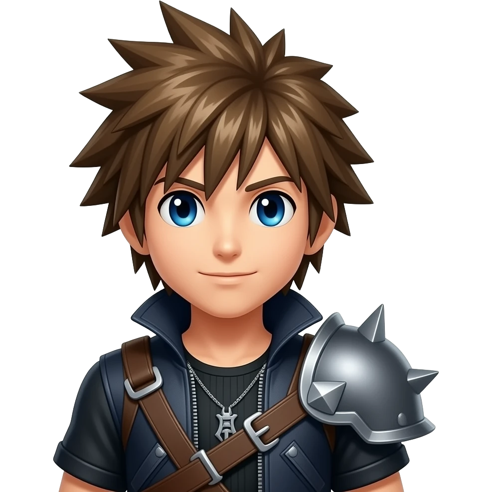 Ansem from kingdom hearts wearing organization 13 clothes emoji