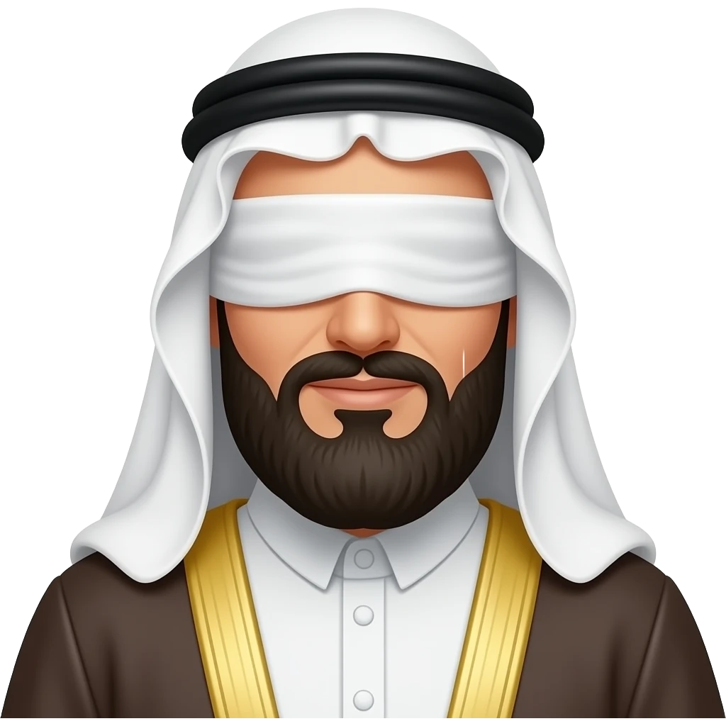 Prophet Ibrahim (Cover the whole face ( including the eyes  ) emoji