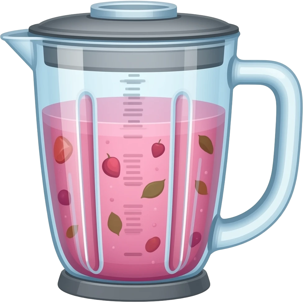 pink smoothie blender emoji