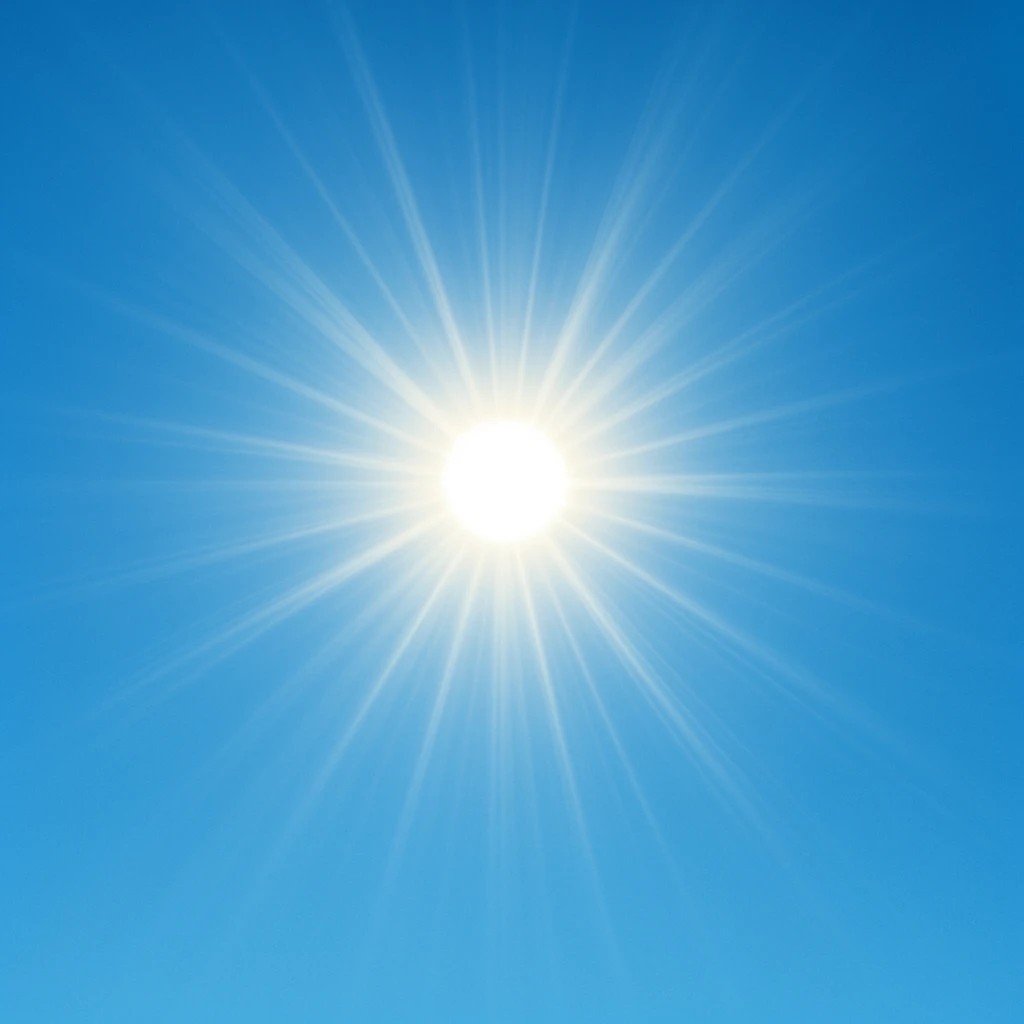 The bright sun emoji