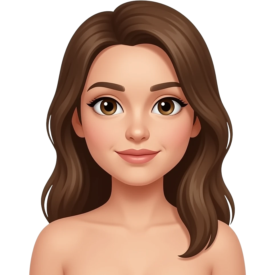 Woman nude body emoji