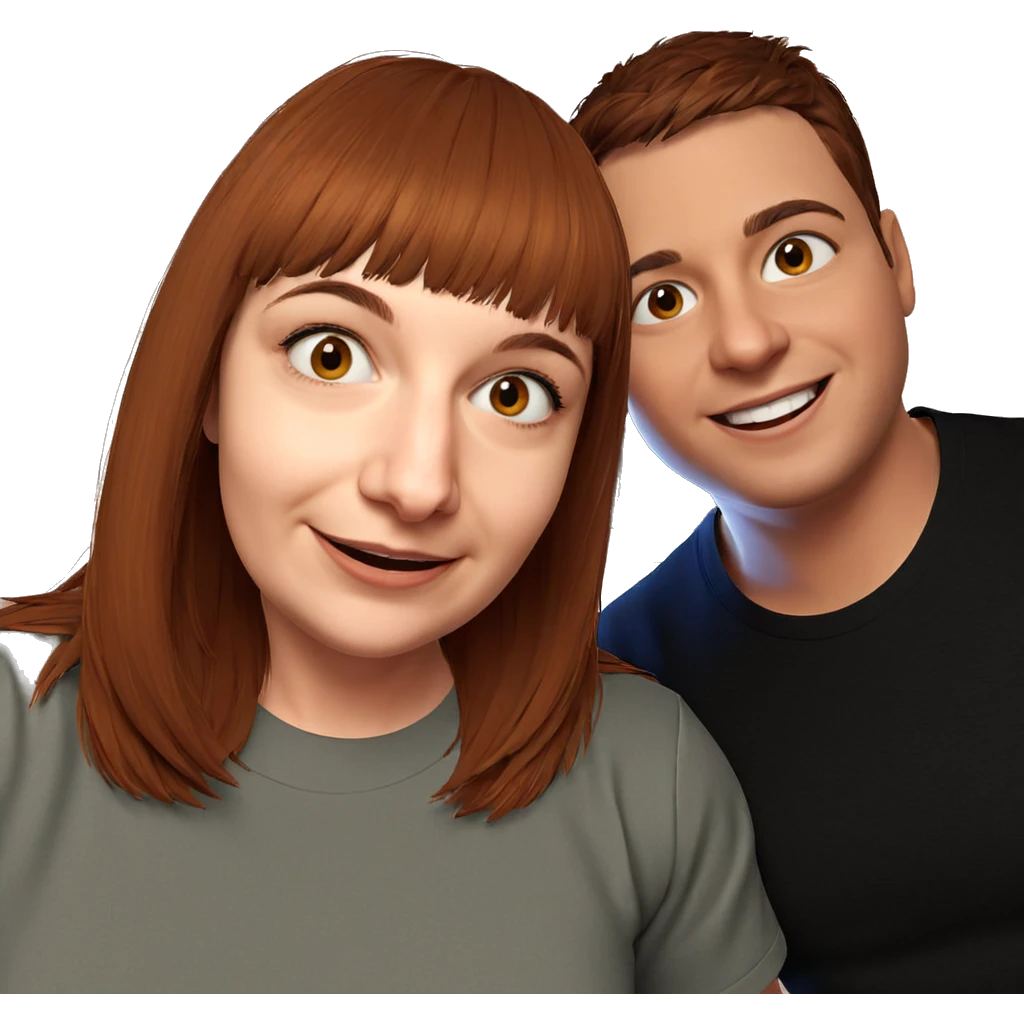 happy friends enjoying together emoji