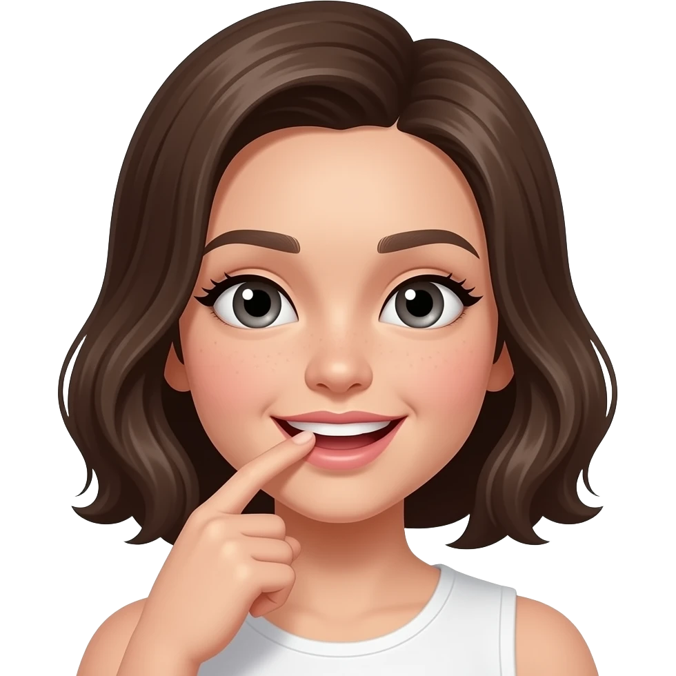 C'est le même de la fille qui se mord le doig c'est comme si elle me drague emoji