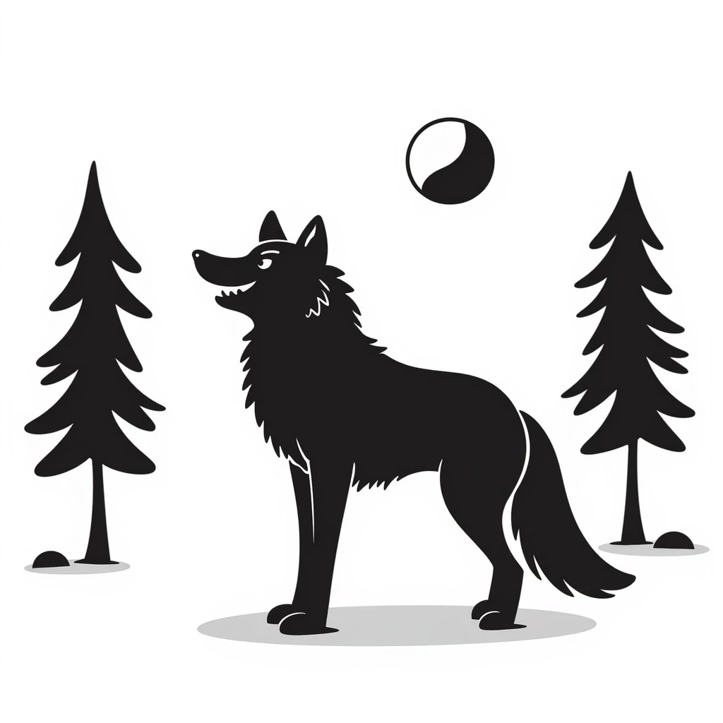 Wolf emoji