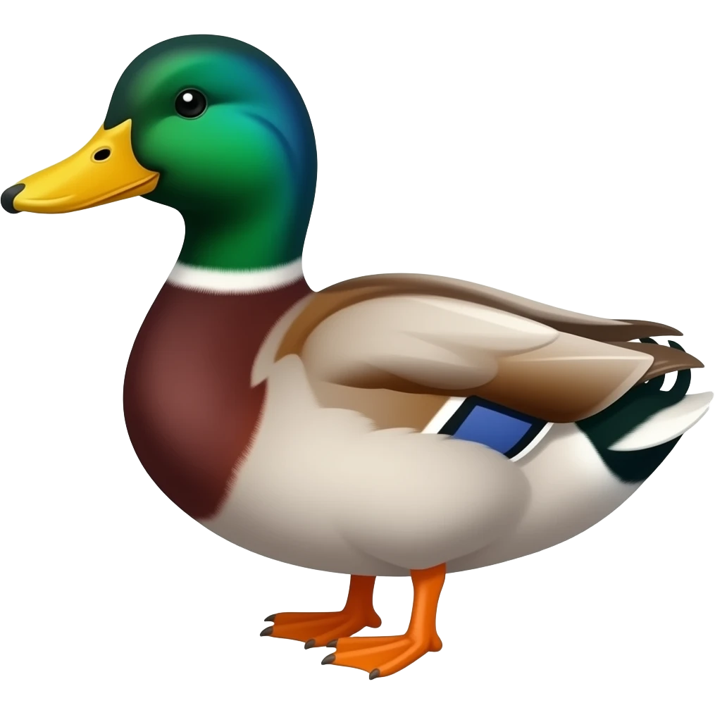 neo-maoist style duck emoji