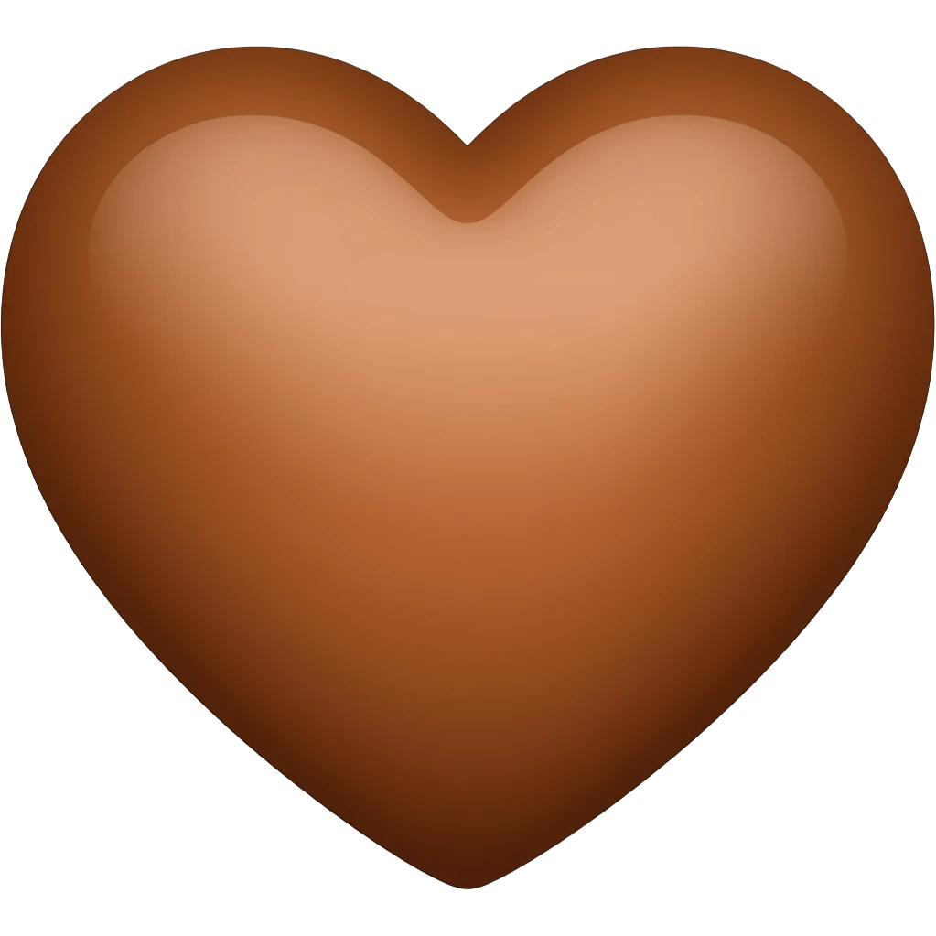 brown heart emoji