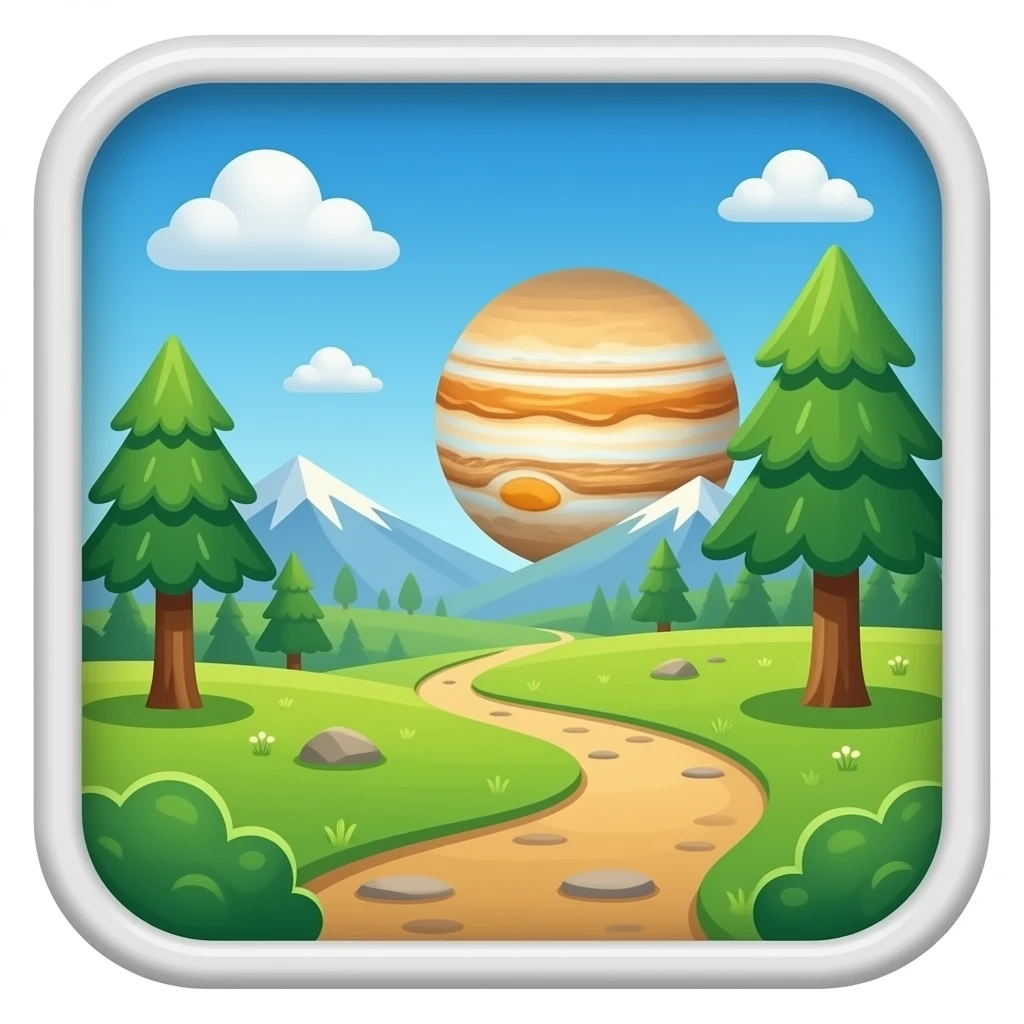 planet Jupiter emoji