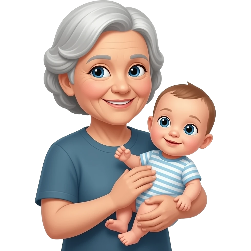 old mather-with-a-baby-in-his-arms emoji